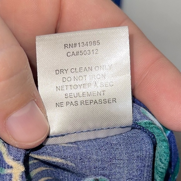 FOR LOVE & LEMONS Blue Tropical Print Racerback Open Back Maxi Dress XS - Picture 8 of 8